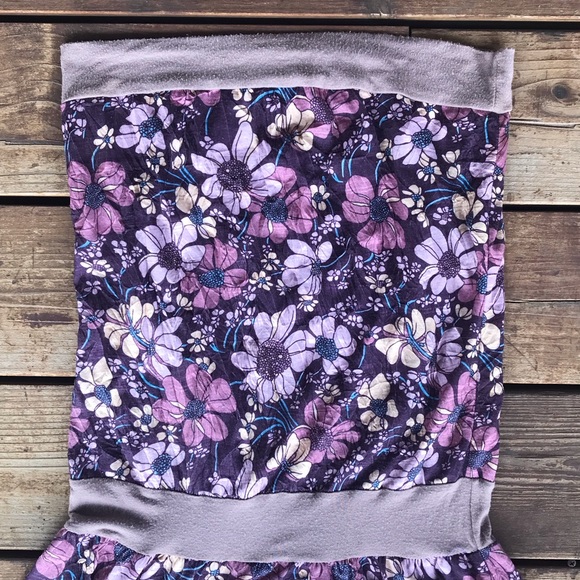 Boutique - Strapless Flower Dress - Small - Picture 3 of 6